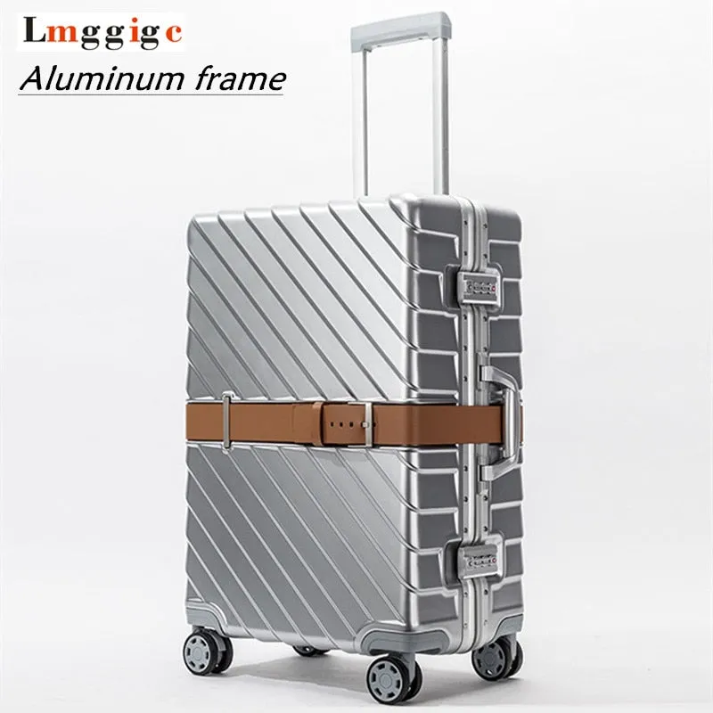 20" 24" 28" Aluminum Frame   Pc Travel Rolling Lugagge Suitcase Bag,New Hardside Carry One ,High