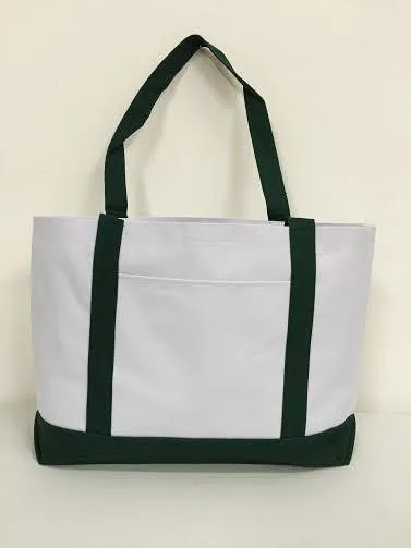 48 ct Grocery Shopping Tote Bag With Large Outside Pocket - By Case