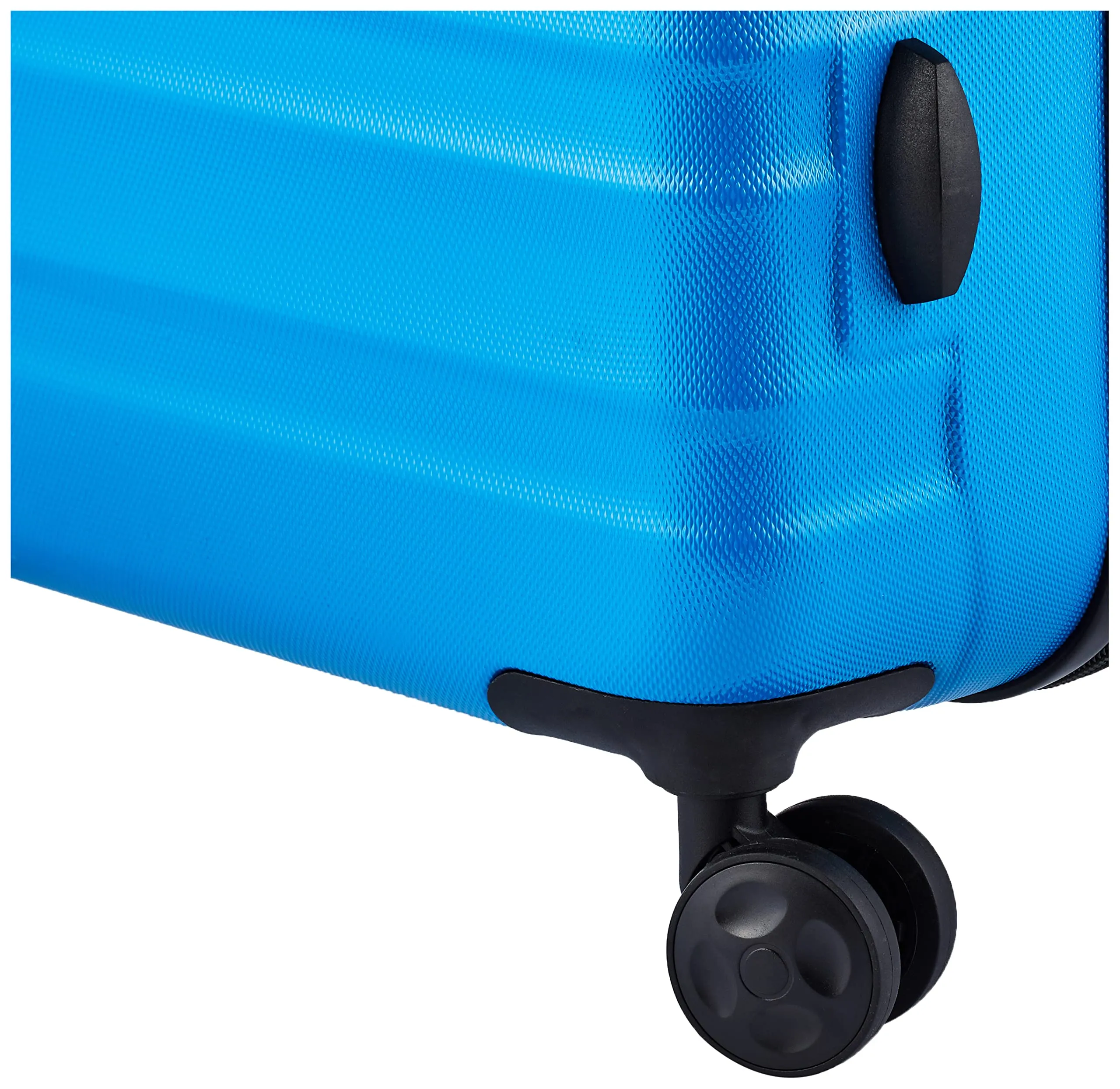 Amazon Basics Suitcase, Hardside Luggage with Spinner Wheels, Scratch-Resistant Surface, Light Blue, 30-Inch