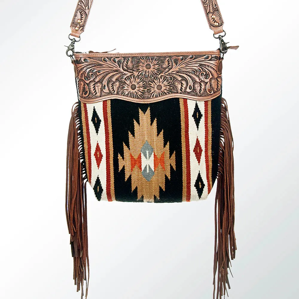 American Darling Black & Gold Aztec Bag