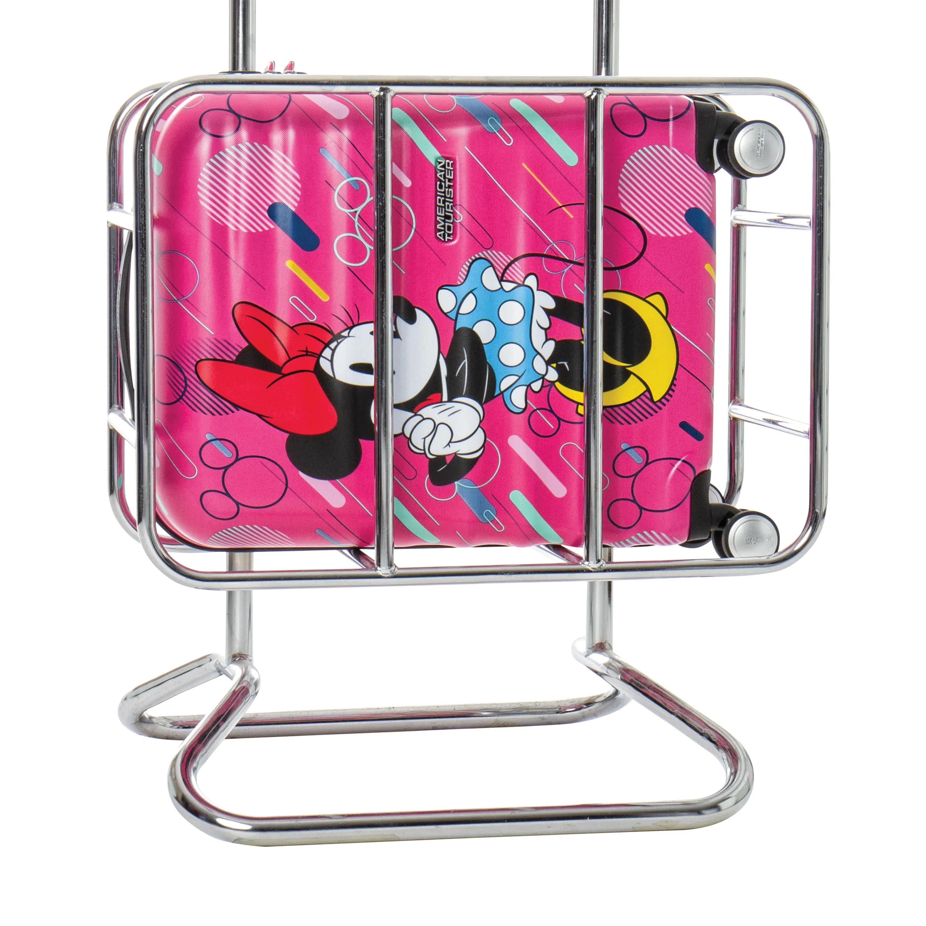 American Tourister WAVEBREAKER-DISNEY MINNIE PINK Carry ON SPINNER