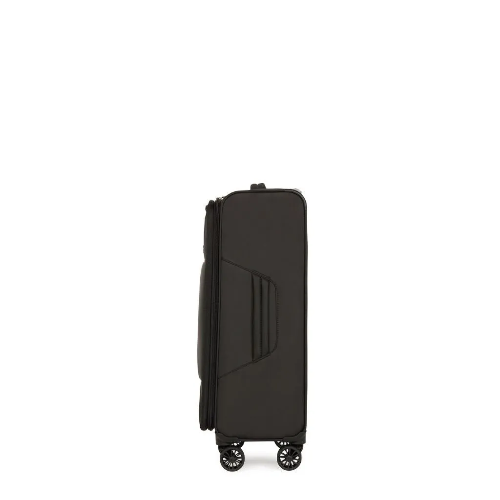 Antler Brixham 71cm Medium Softsided Luggage - Black