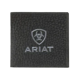 Ariat Black Bifold Bull Hide Wallet A3556301