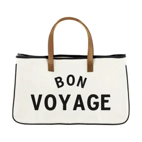 Bon Voyage Canvas Tote