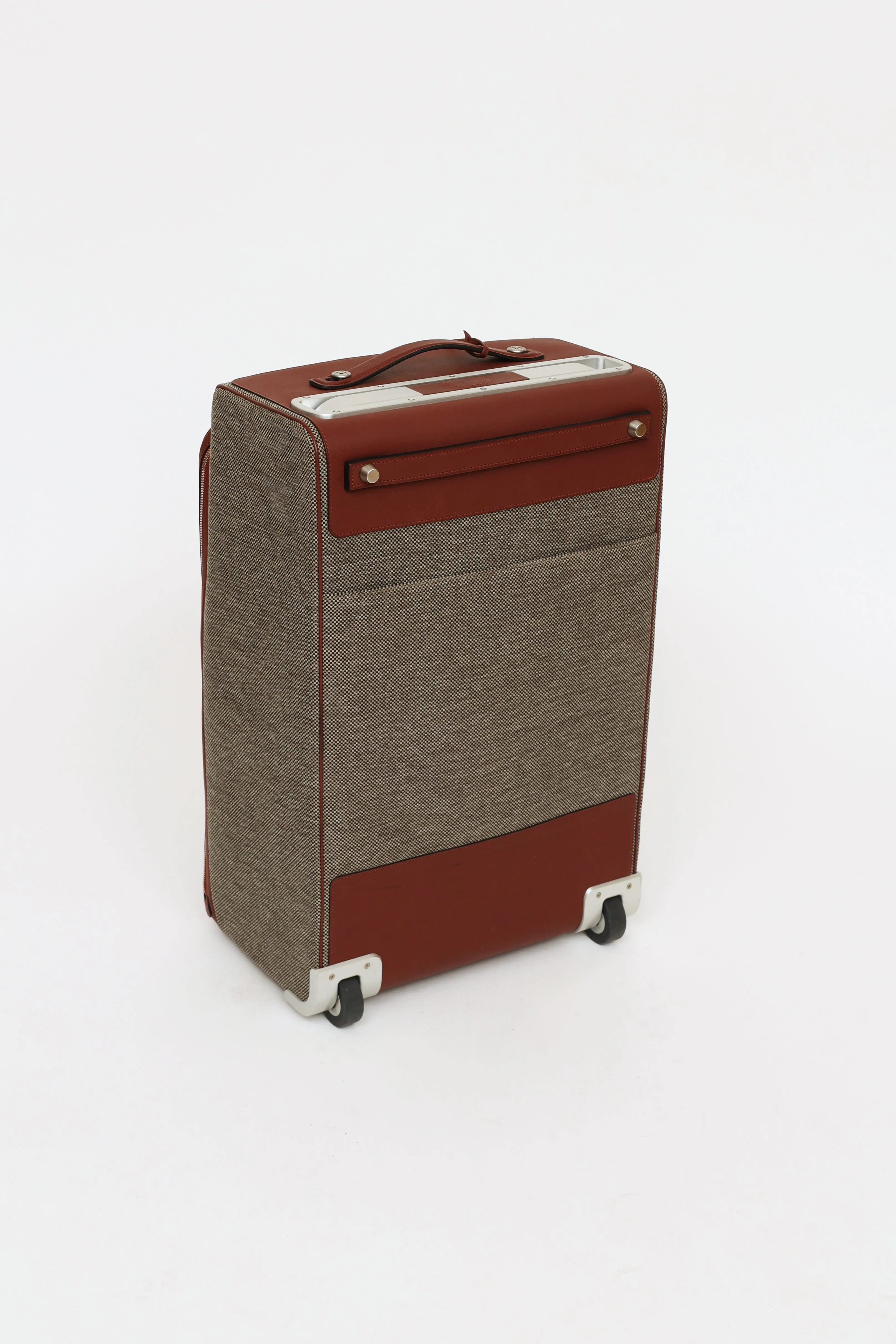 Brown & Grey Caleche Express Rolling Suitcase