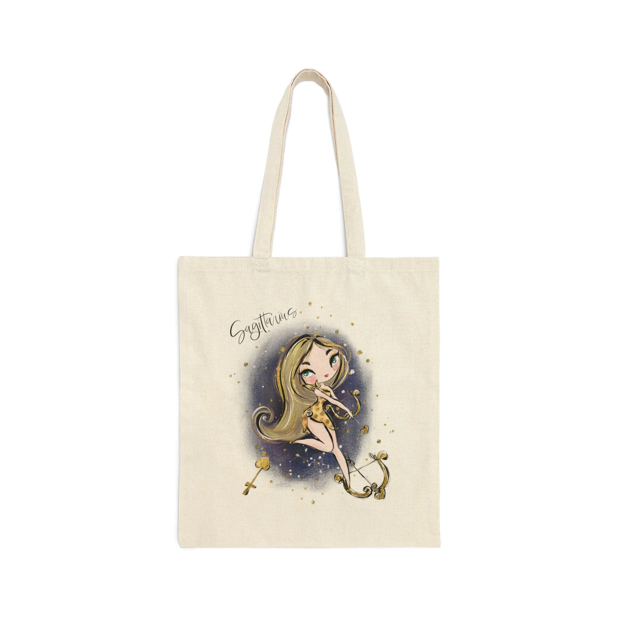 Canvas Tote Bag, Zodiac, Sagittarius