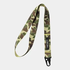 Carhartt WIP Jude Keychain Green Camo Duck Jacquard