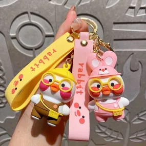 Cartoon Theme Duck Keychain