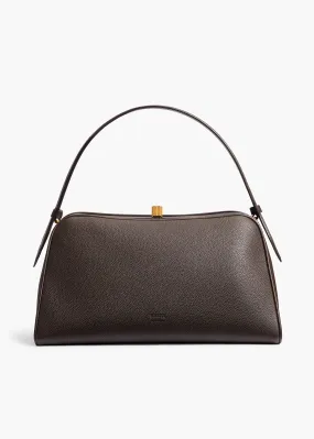 Cate Bag in Dark Brown Pebbled Leather