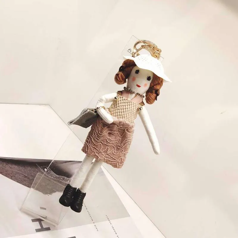 Chic and Classy Fashionista Keychain Dolls