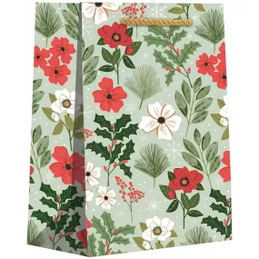 Christmas Flowers Totes - Medium