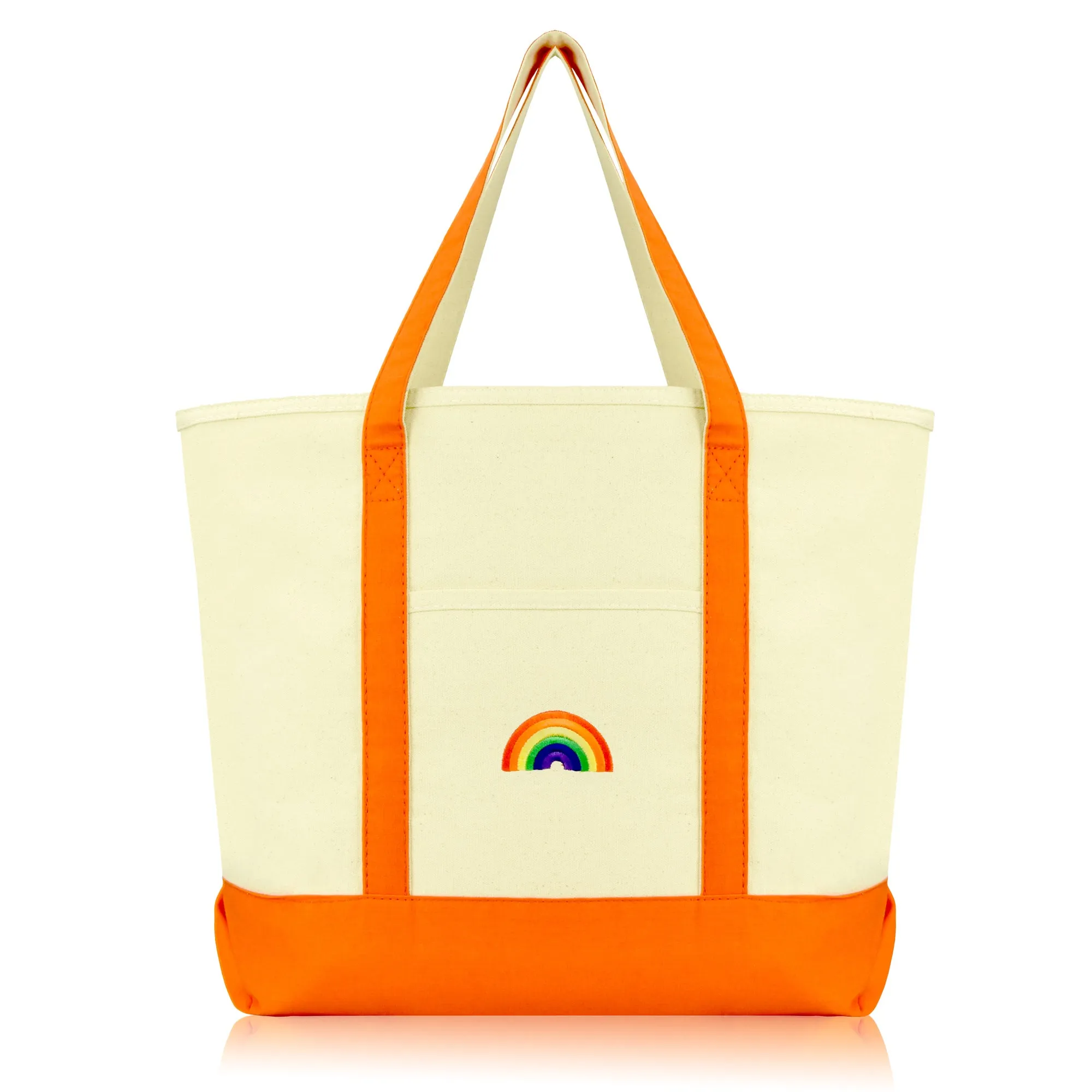 Dalix Rainbow Tote Bag