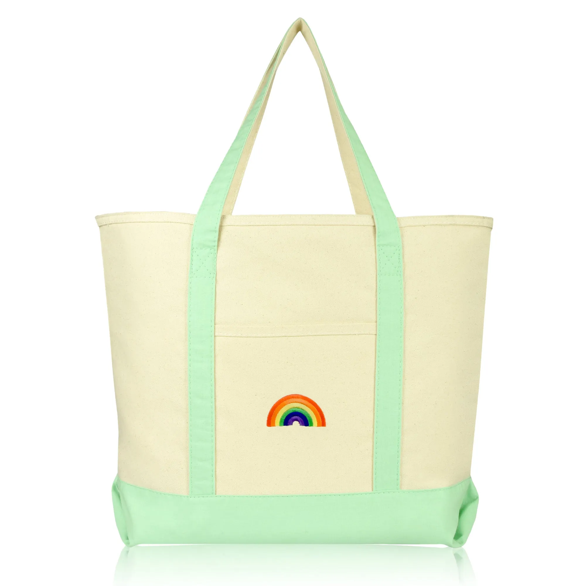 Dalix Rainbow Tote Bag