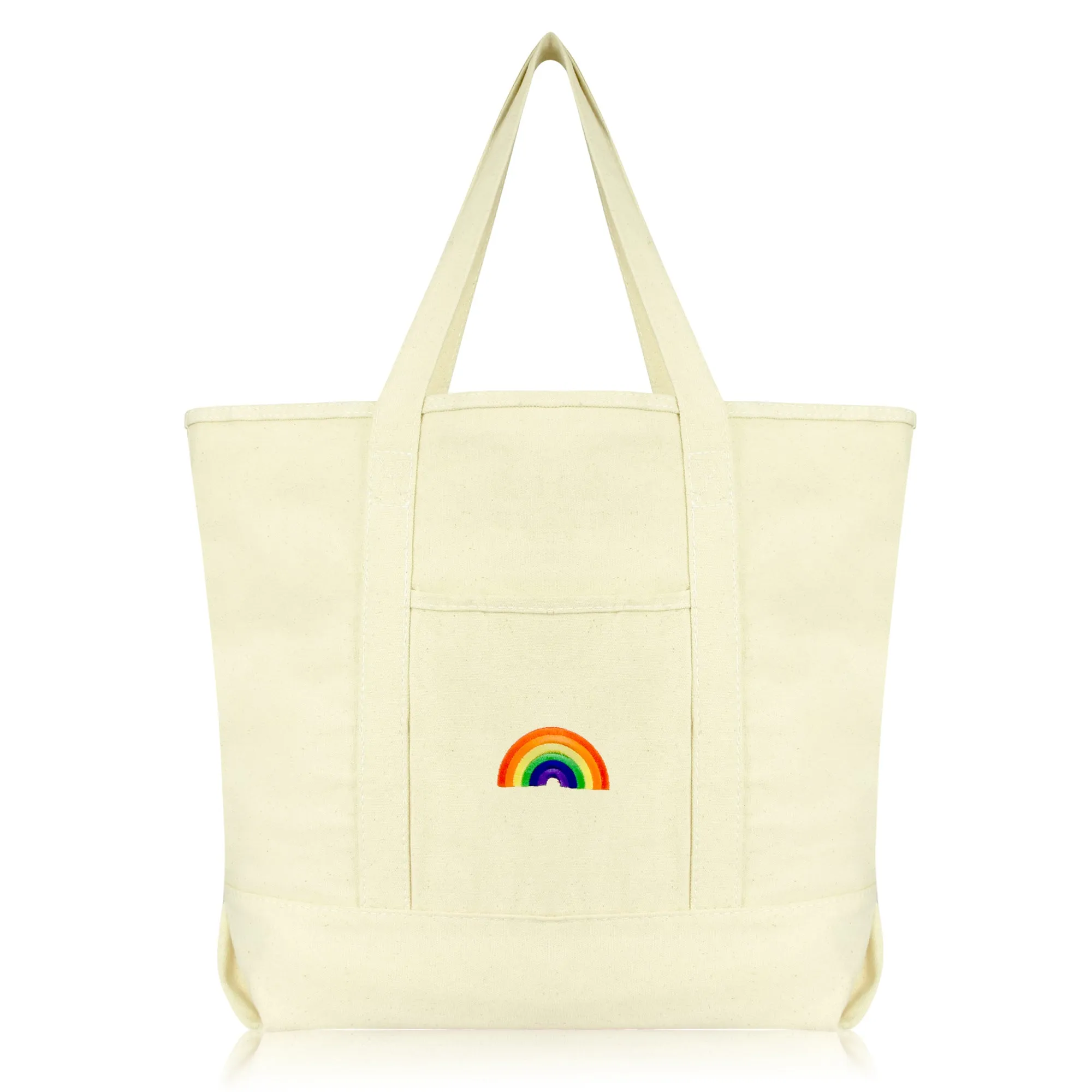 Dalix Rainbow Tote Bag