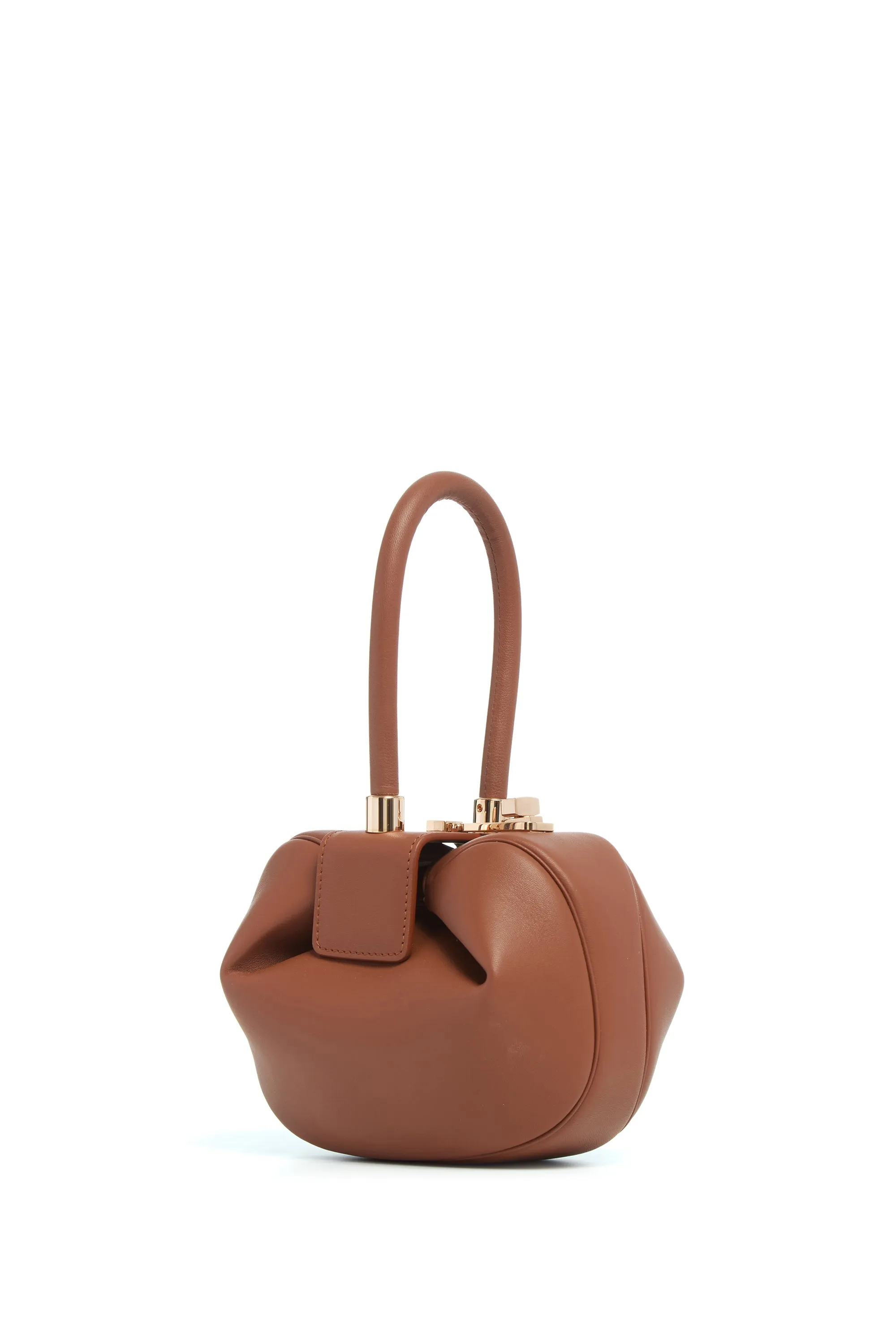 Demi Bag in Cognac Nappa Leather