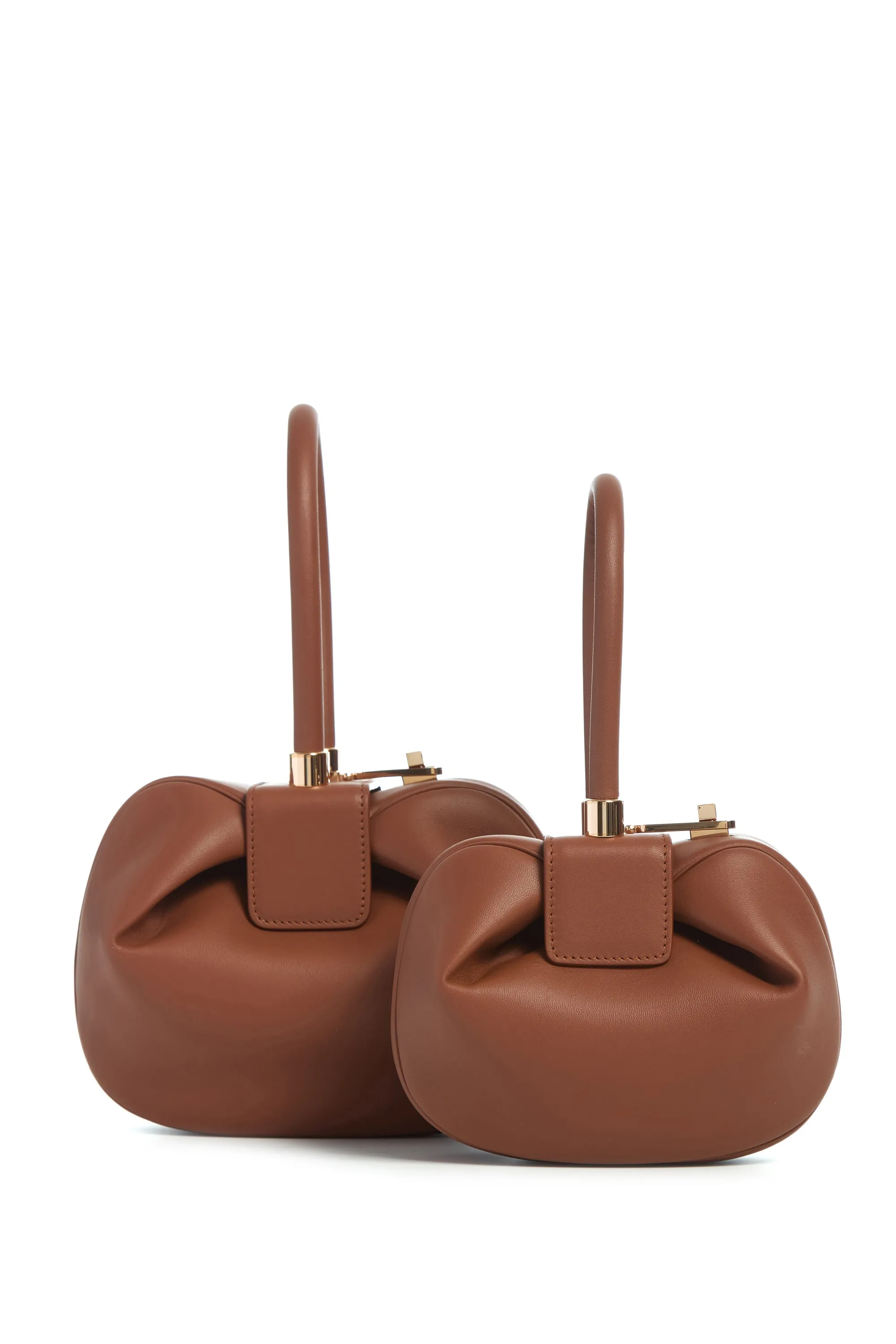 Demi Bag in Cognac Nappa Leather