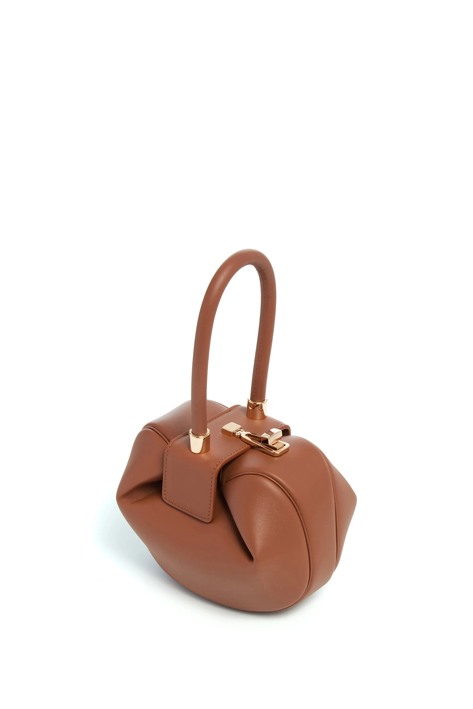 Demi Bag in Cognac Nappa Leather