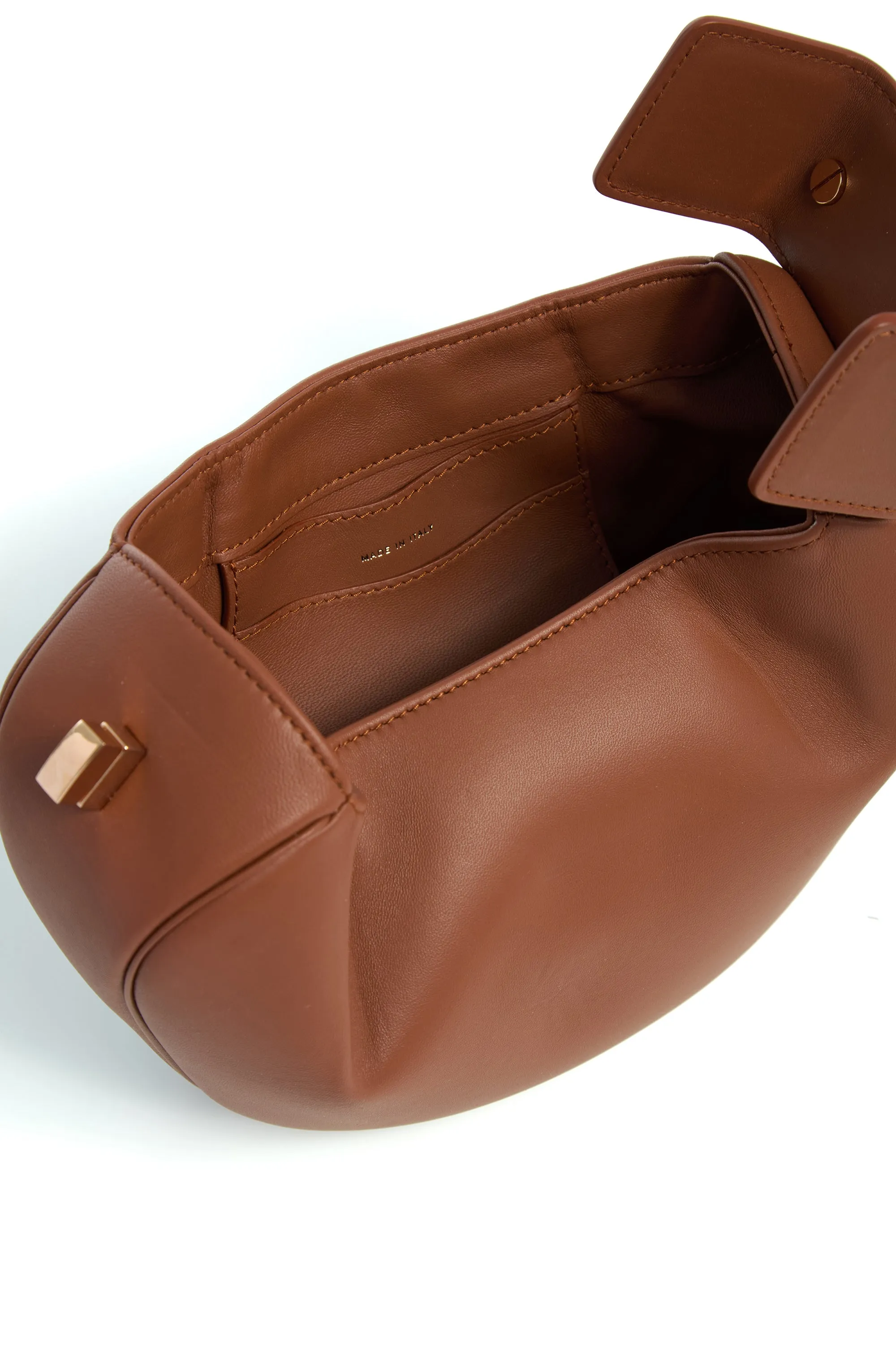 Demi Bag in Cognac Nappa Leather