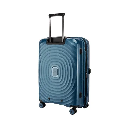 Eagle PP ABS Hard Shell Medium Expandable Suitcase with TSA Lock and 4 Spinner Wheels - 24"