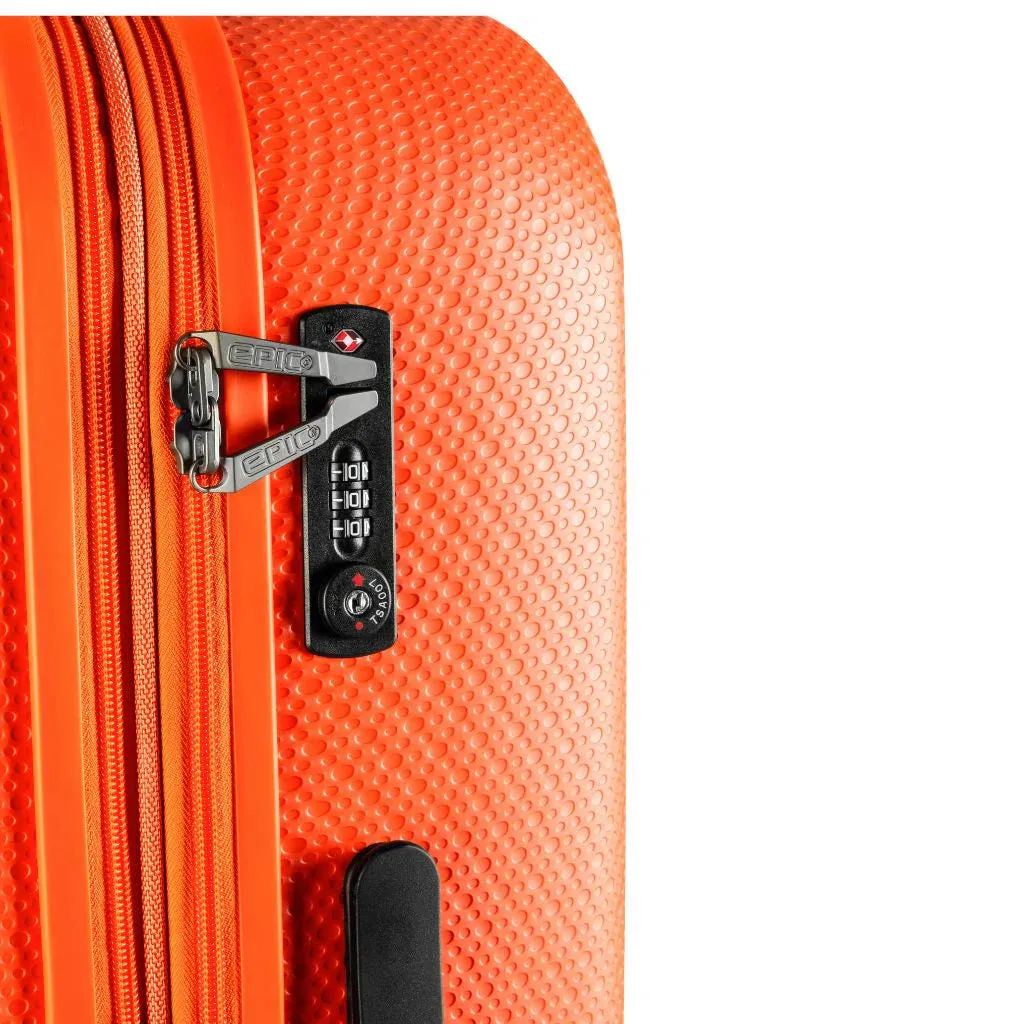 Epic GTO 5.0 - 3 Piece Hardside Luggage Set - Neon Orange