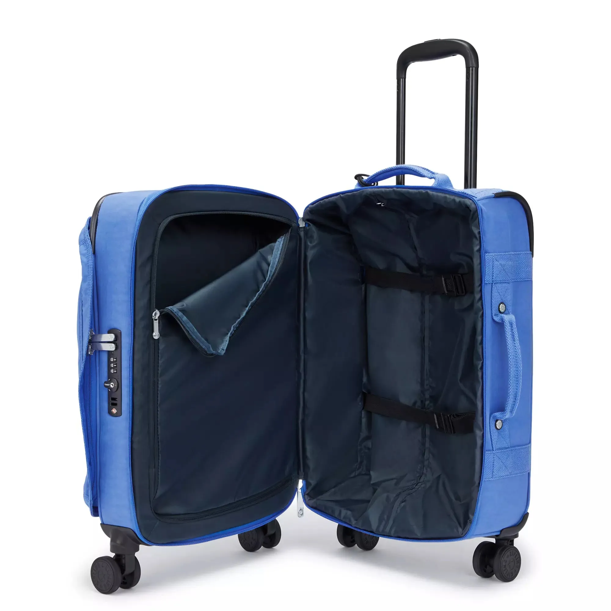 Kipling Spontaneous Small Rolling Luggage - Havana Blue