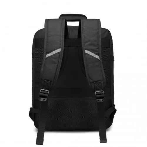 Kono Lightweight Cabin Bag Travel Business Backpack - Black | Perfect for Flights & Daily Commutes | Waterproof & Wear-Resistant