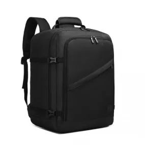 Kono Lightweight Cabin Bag Travel Business Backpack - Black | Perfect for Flights & Daily Commutes | Waterproof & Wear-Resistant