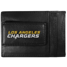 Los Angeles Chargers Logo Leather Cash and Cardholder