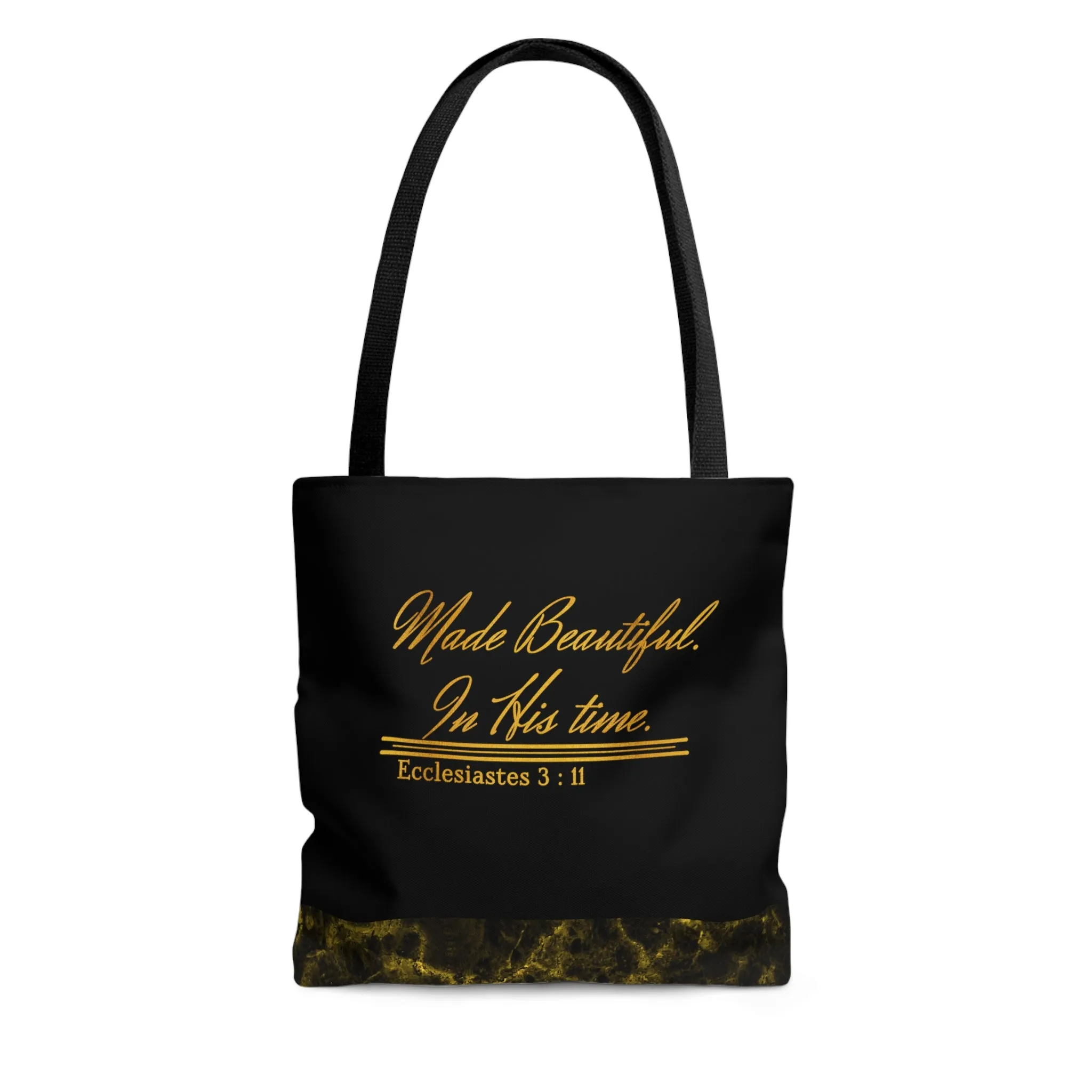 Made Beautiful in His Time Tote || Ecclesiastes 3:11 Tote