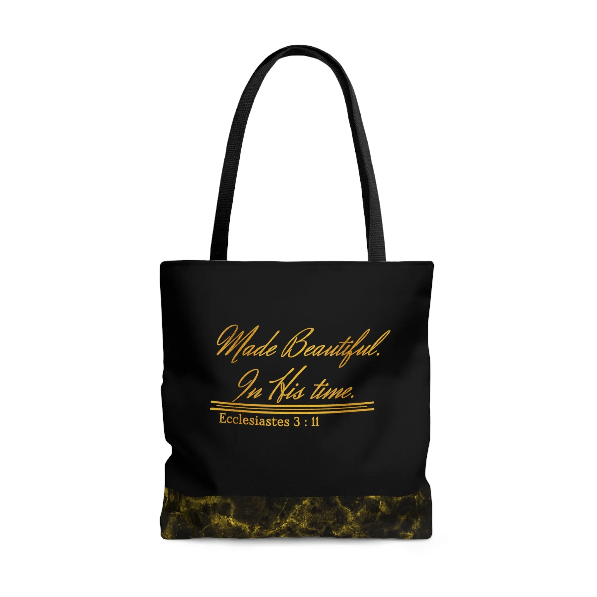 Made Beautiful in His Time Tote || Ecclesiastes 3:11 Tote