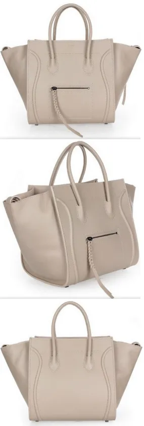 Medium Phantom Luggage Bag, Beige