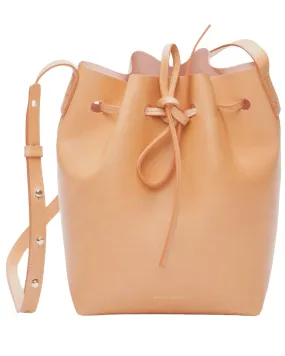 Mini Bucket Bag in Cammello Rosa