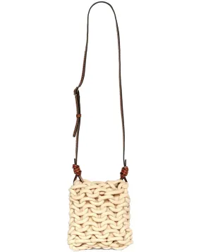 Mini Corda Crossbody Bag in Natural Tan