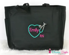 Nurse Heart Tote Bag - Create your own