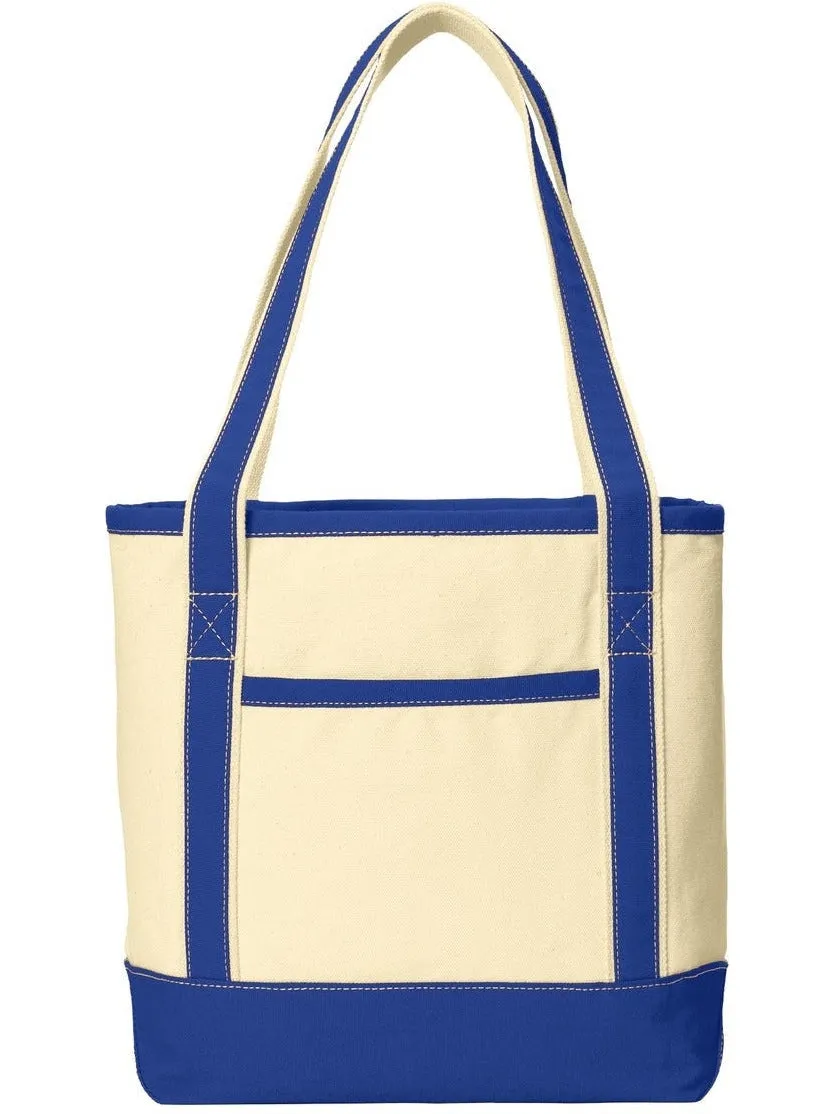 Port Authority Medium Cotton Canvas Boat Tote