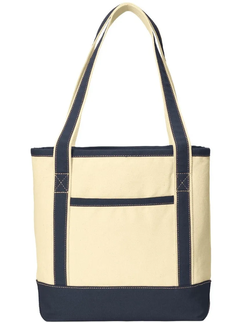 Port Authority Medium Cotton Canvas Boat Tote