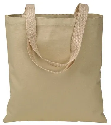 Premium Value Polyester Tote Bags with Web Handles