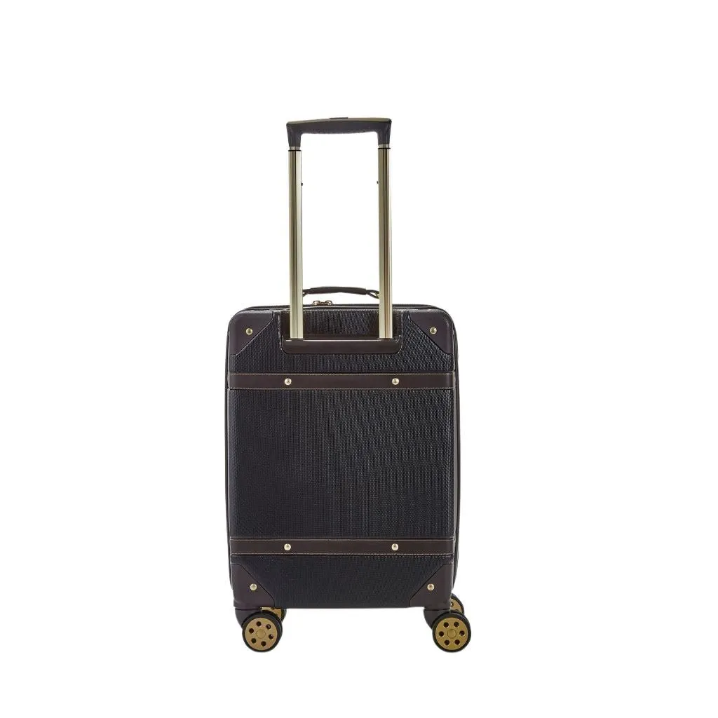 Rock Vintage 54cm Carry On Hardsided Luggage - Black