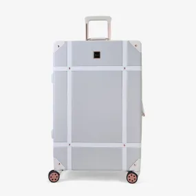 Rock Vintage 78cm Large Hardsided Luggage - Grey