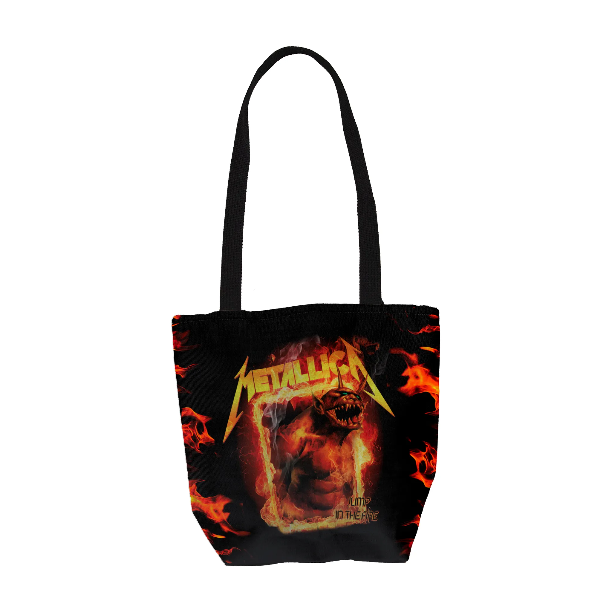 Rocksax Metallica Preium Tote Bag - Fire