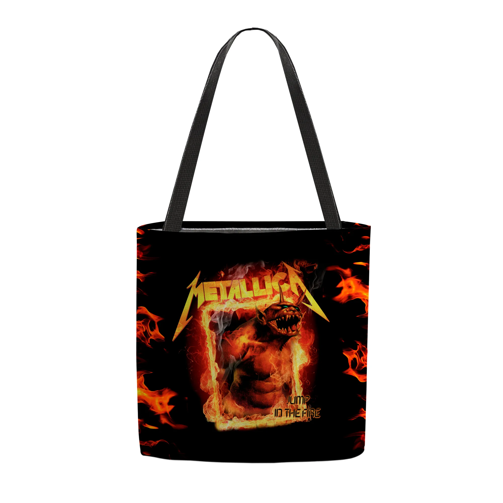 Rocksax Metallica Preium Tote Bag - Fire