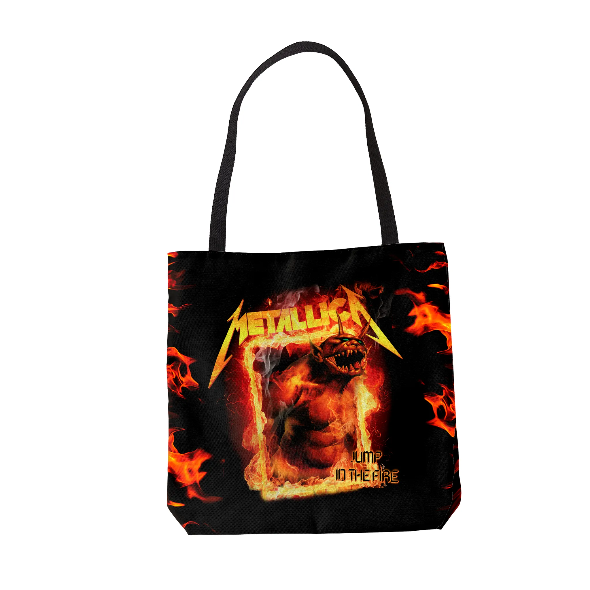 Rocksax Metallica Preium Tote Bag - Fire