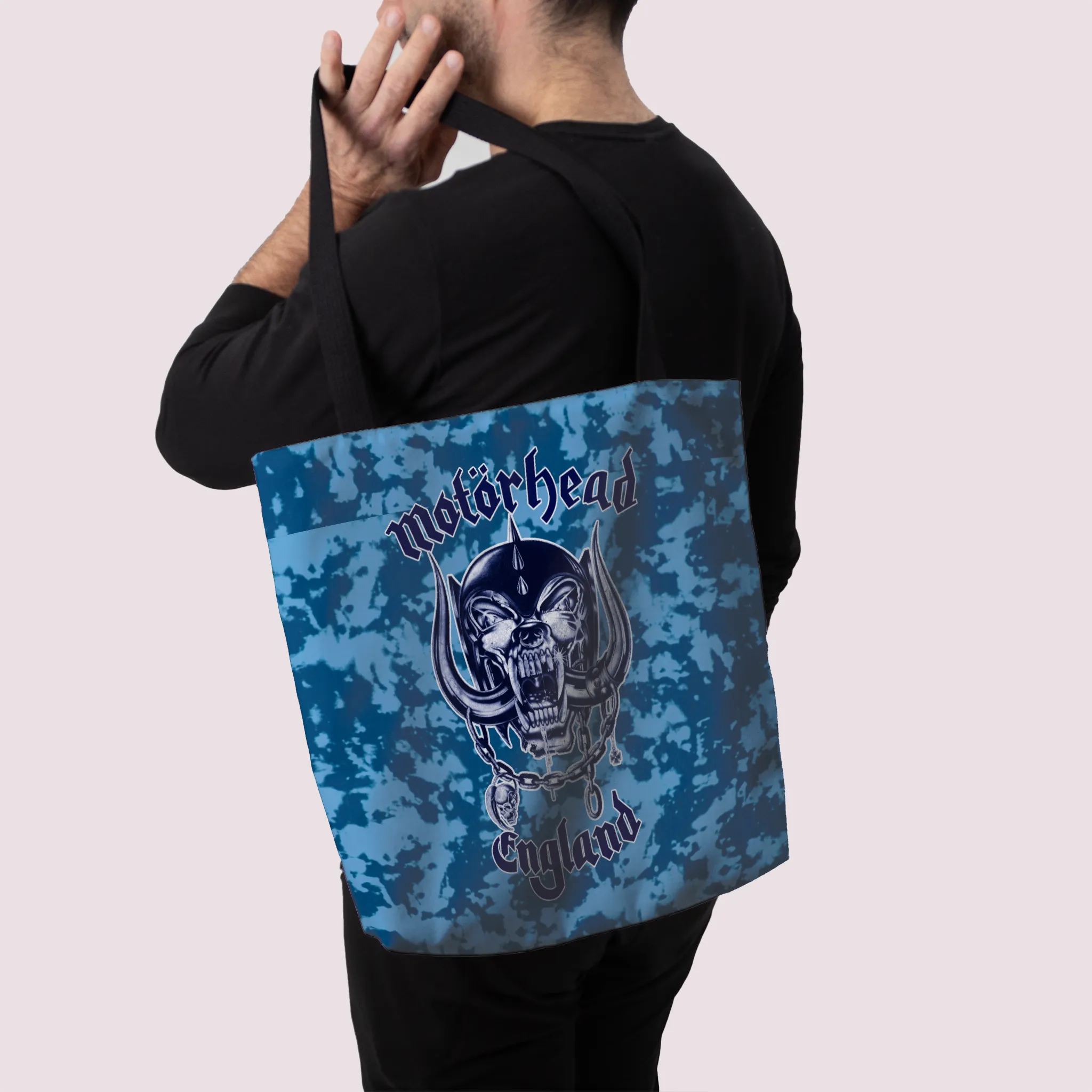 Rocksax Motohead Premier Tote Bag -Camo Blue