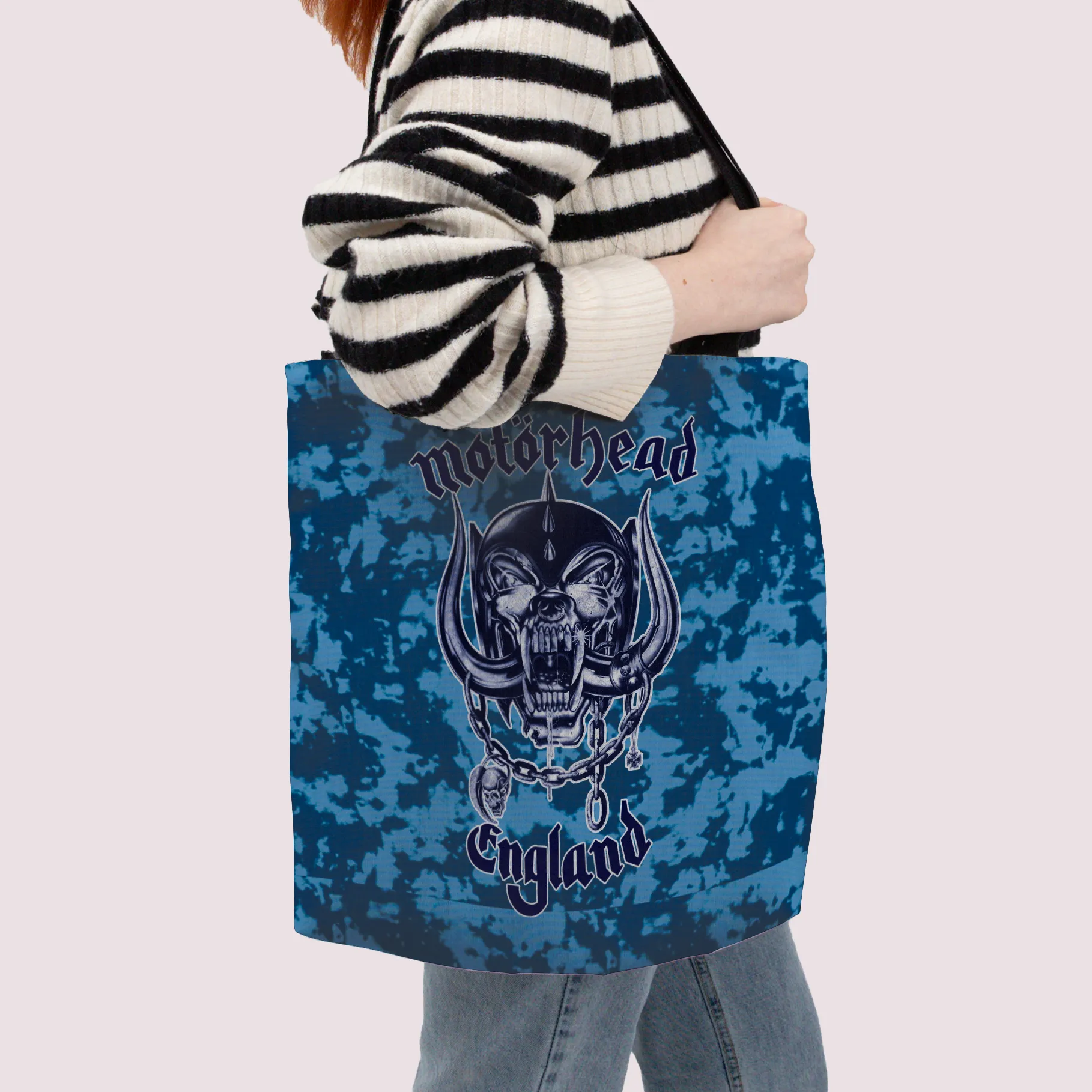 Rocksax Motohead Premier Tote Bag -Camo Blue