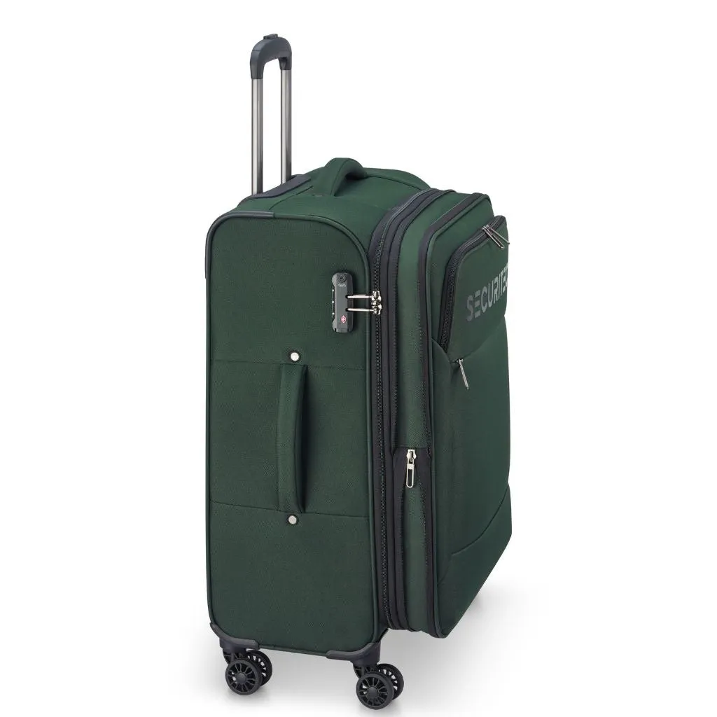 Securitech By Delsey Vanguard 66cm Medium Exp Softsided Luggage - Green