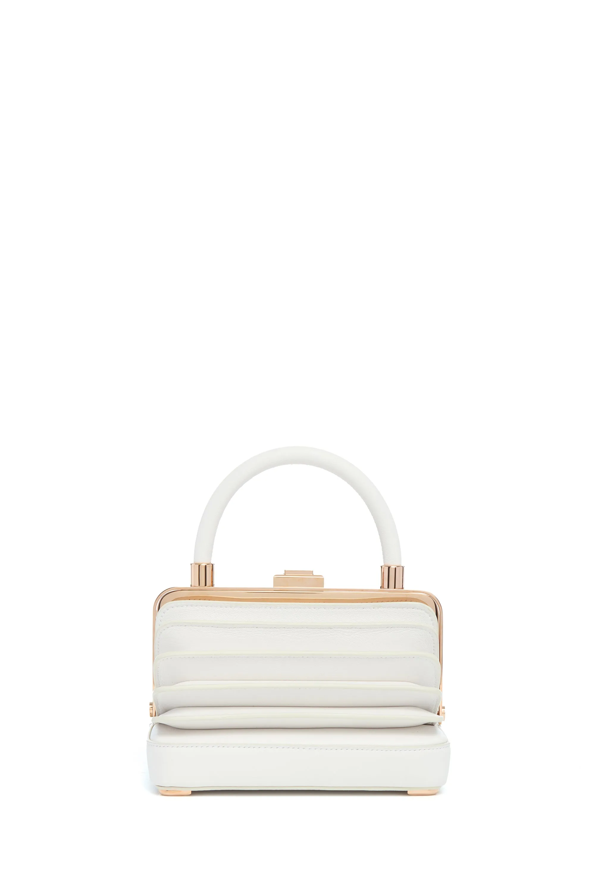 Small Diana Bag in Ivory Nappa Leather