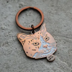 Stay Home Club Keychain - Cat Lil Sh*t