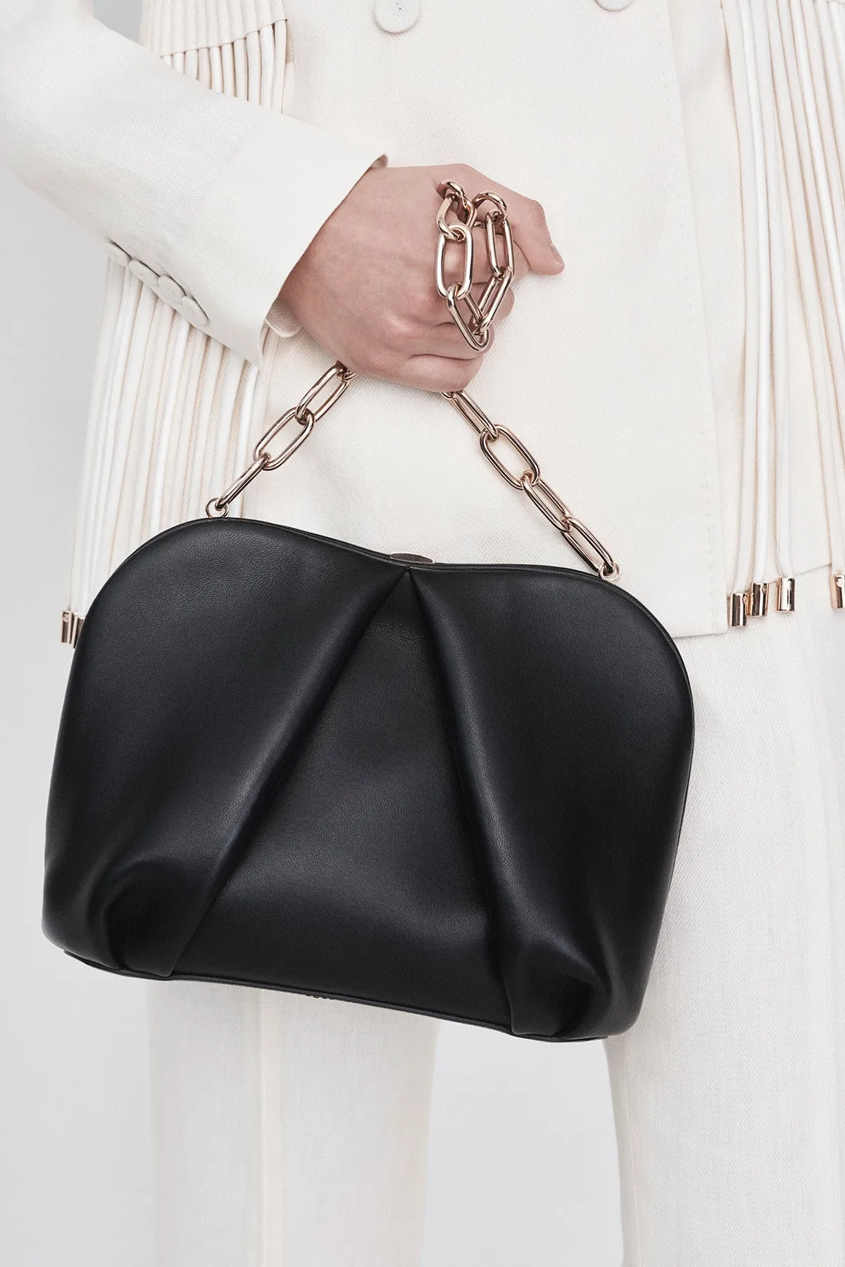 Taylor Clutch in Black Nappa Leather