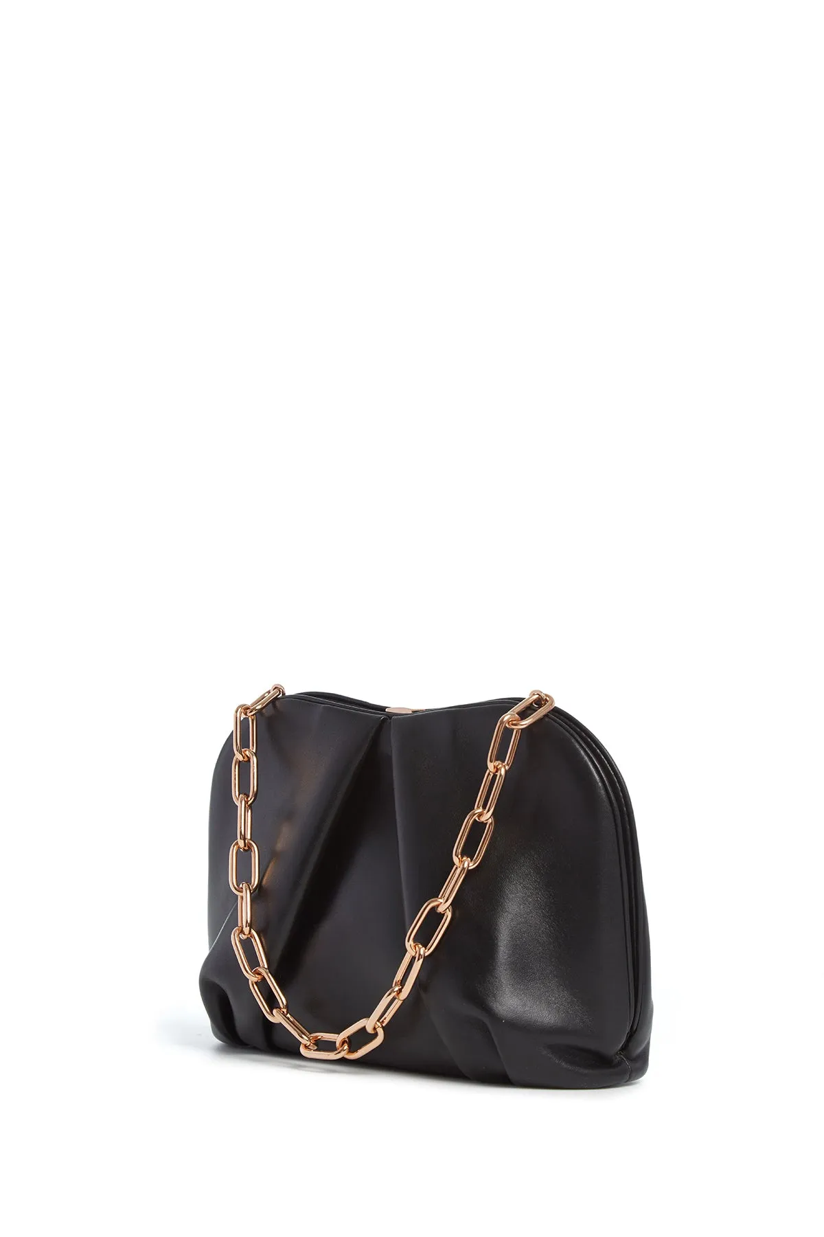 Taylor Clutch in Black Nappa Leather