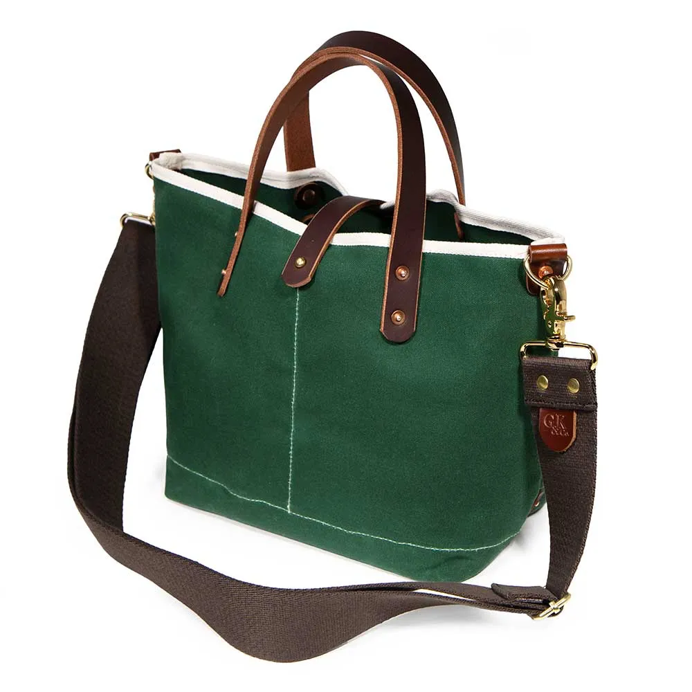 Tennis Green Waxed Canvas All Day Mini Tote